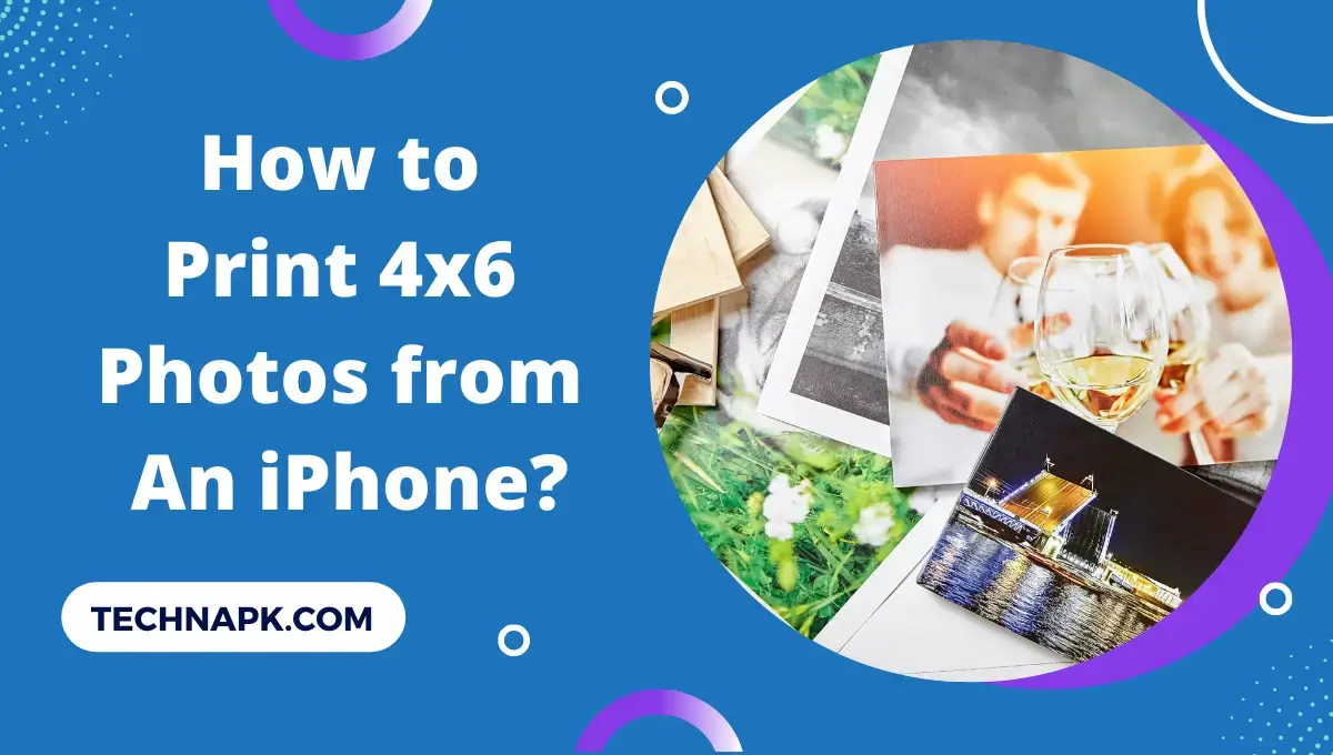 How to Print 4x6 Photos from An IPhone image