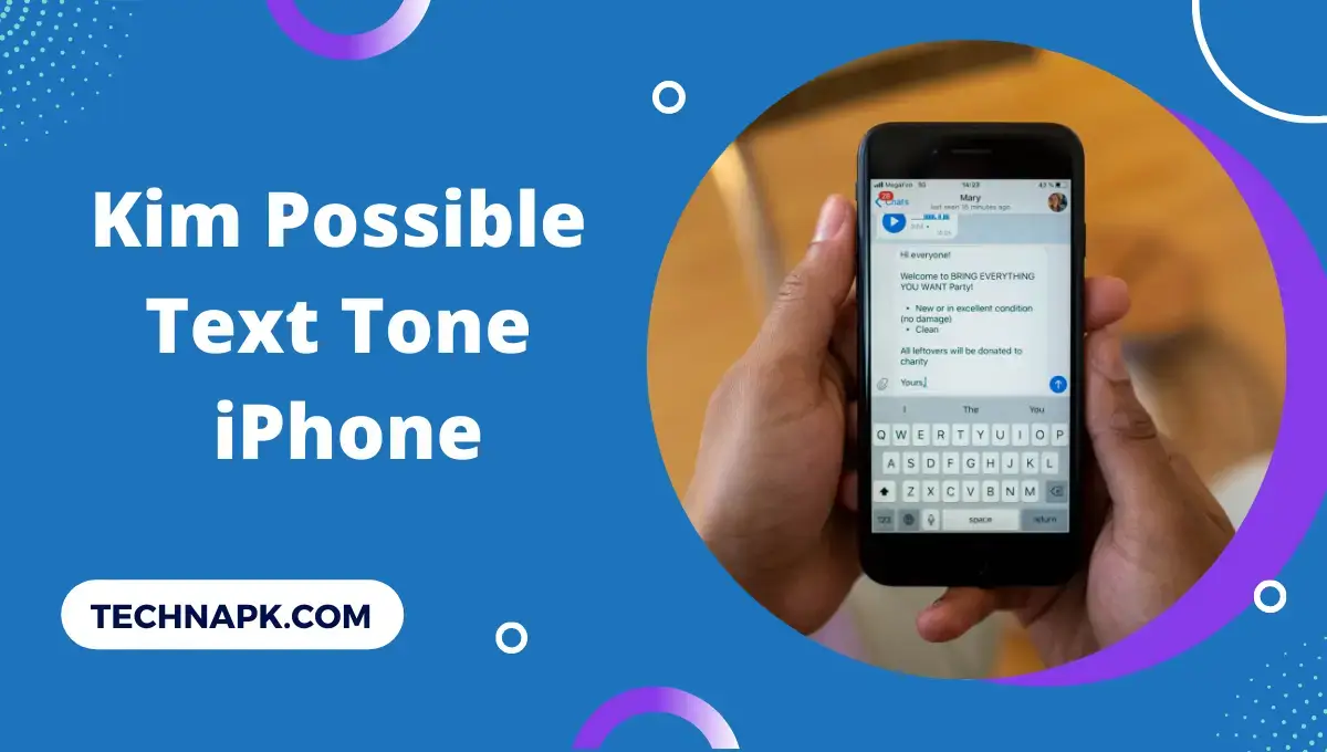 Kim Possible Text Tone iPhone