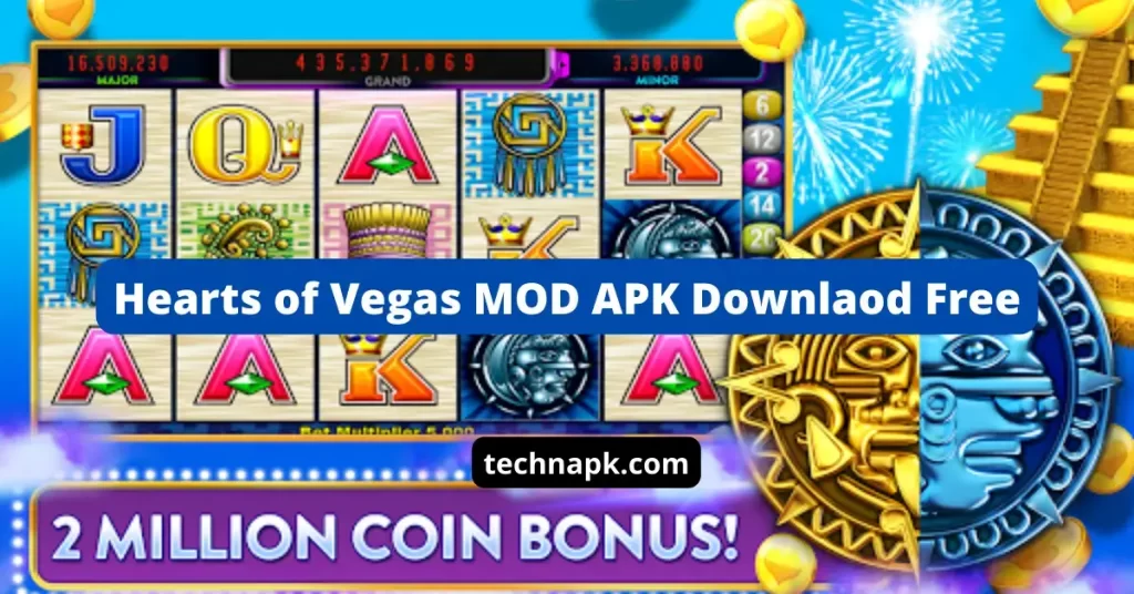 Heart of vegas mod apk feature image