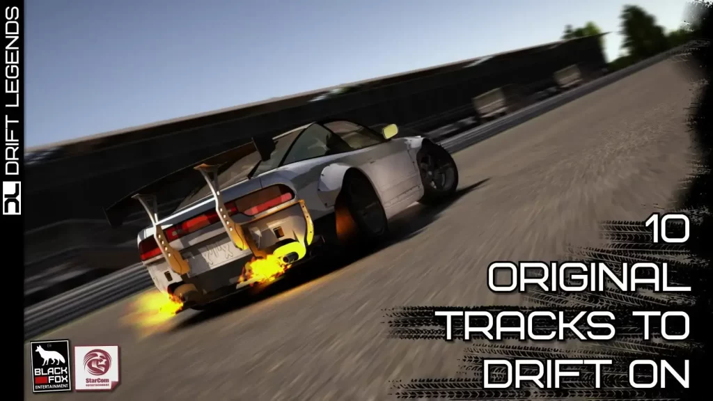 Original Tracks in Drift Legends Mod APK