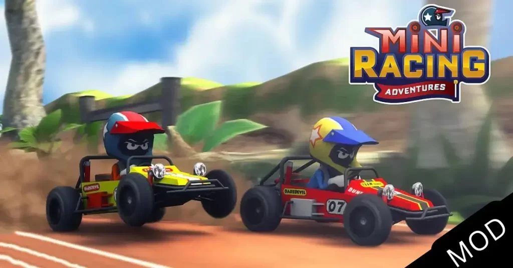 Mini Racing Adventures MOD APK interface