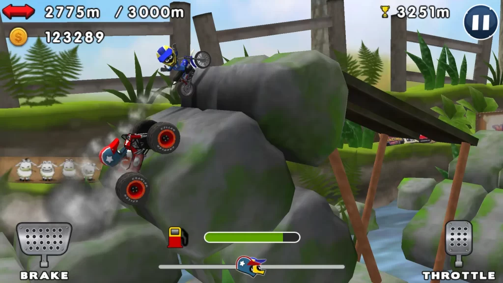 Mini Racing Adventures MOD APK interface screen shot 2