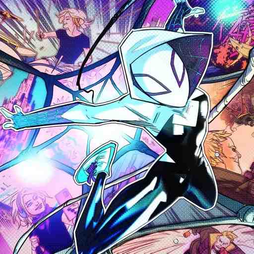 Spider Gwen in Locker Room